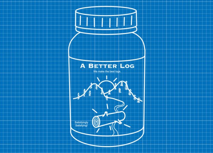 a better log medicine bottle label concept